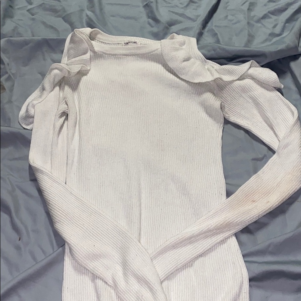 cold shoulder shirt. MOVING SALE!!